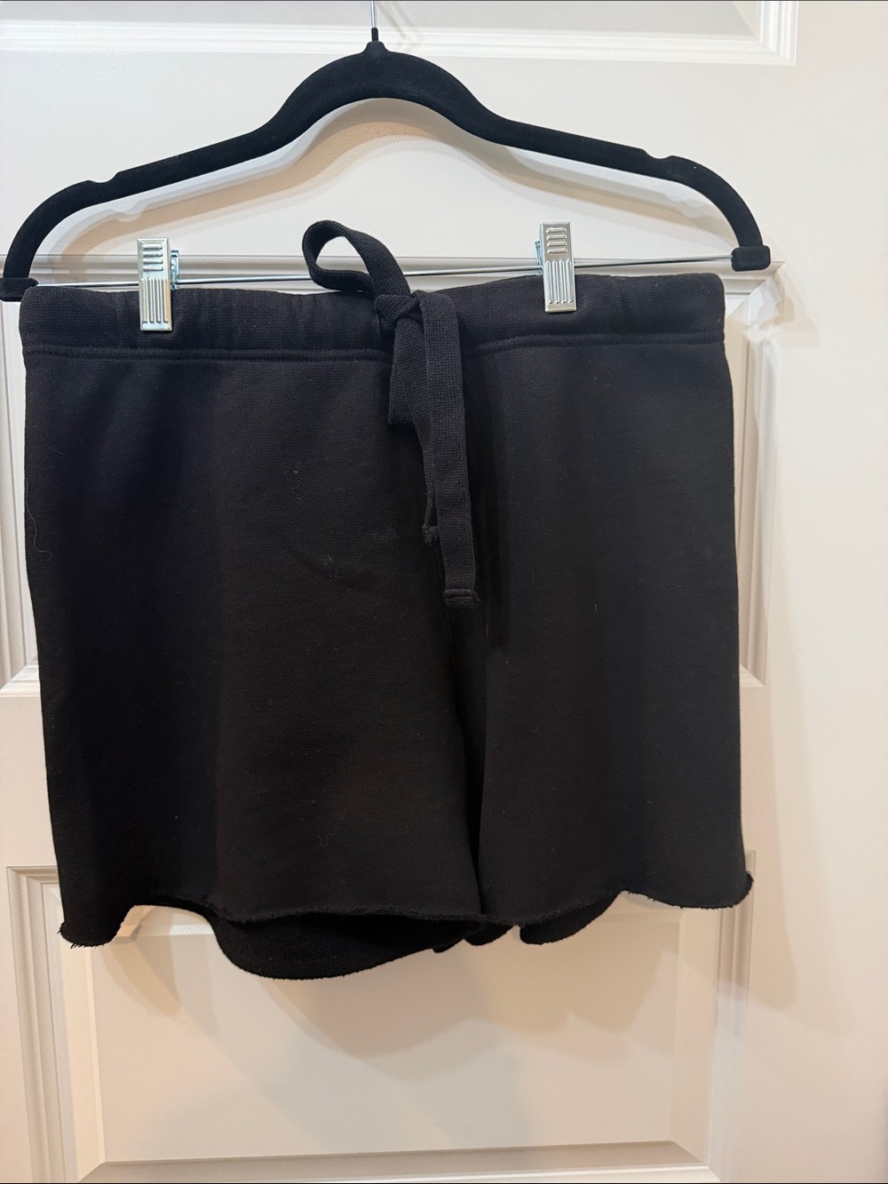 Women’s Black Drawstring Lounge Shorts